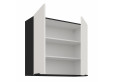 ARIA WH/BL 80 G-72 2F pakabinama spintelė