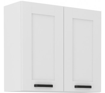 LUNA 80 G-72 2F pakabinama spintelė balta balta