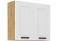 LUNA 80 G-72 2F pakabinama spintelė Balta Artisan