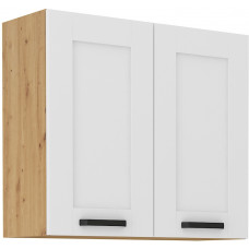 LUNA 80 G-72 2F pakabinama spintelė Balta Artisan