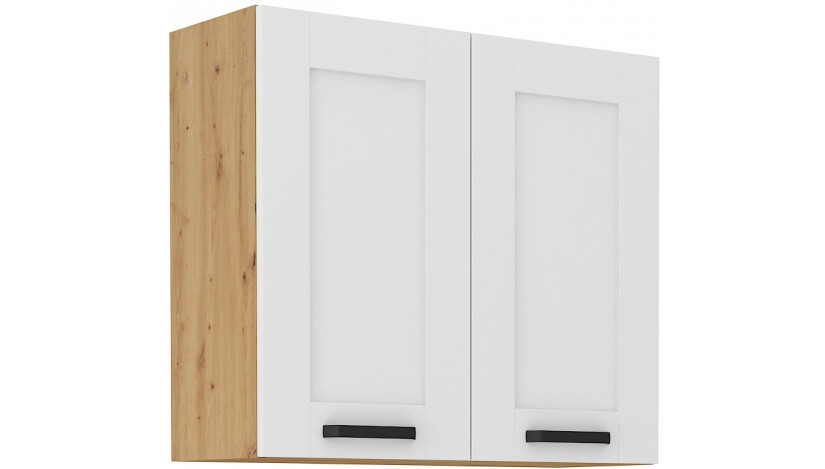 LUNA 80 G-72 2F pakabinama spintelė Balta Artisan