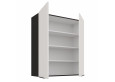 ARIA WH/BL 80 G-90 2F pakabinama spintelė