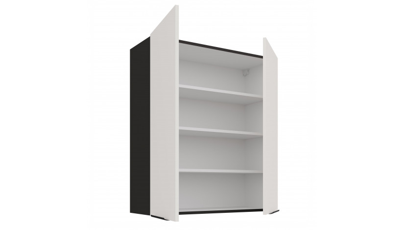 ARIA WH/BL 80 G-90 2F pakabinama spintelė