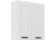 LUNA 80 G-90 2F Pakabinama Spintelė 90 cm balta balta