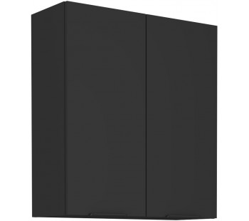 SIENA 80 G-90 2F Pakabinama Spintelė 90 cm juoda
