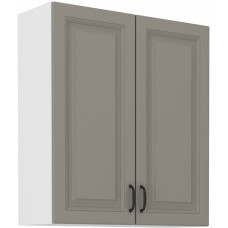 Stilo 80 G-90 2F Pakabinama Spintelė 90 cm Claygrey balta