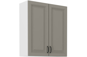 Stilo 80 G-90 2F Pakabinama Spintelė 90 cm Claygrey balta