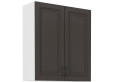 Stilo 80 G-90 2F Pakabinama Spintelė 90 cm Grafit balta