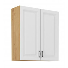 Stilo 80 G-90 2F Pakabinama Spintelė 90 cm artisan balta