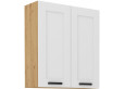 LUNA 80 G-90 2F Pakabinama Spintelė 90 cm Balta Artisan