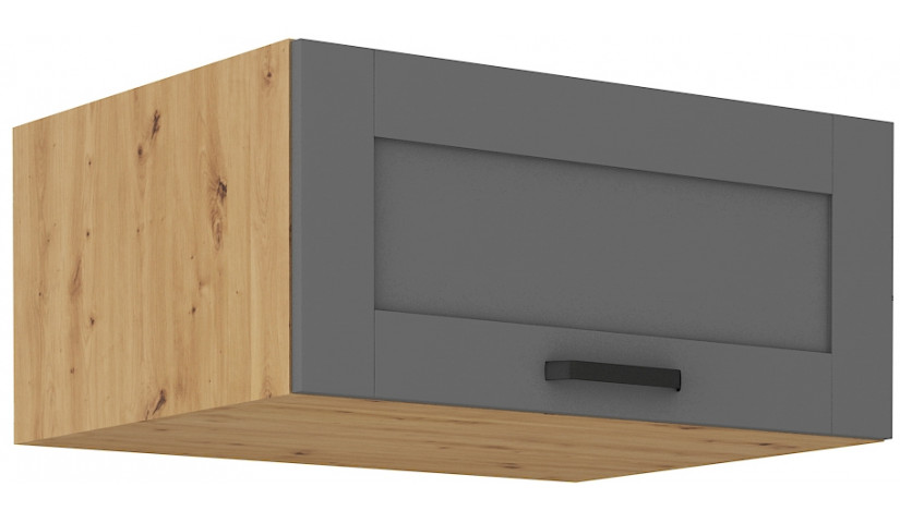 LUNA 80 NAGU-36 1F antresolinė spintelė 57 cm gylis Dustgrey Artisan