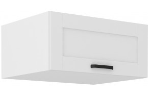 LUNA 80 NAGU-36 1F antresolinė spintelė 57 cm gylis balta balta
