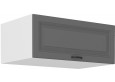 Stilo 80 NAGU-36 1F antresolinė spintelė 57 cm gylis Dustgrey balta