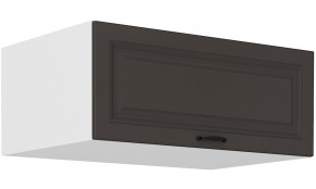 Stilo 80 NAGU-36 1F antresolinė spintelė 57 cm gylis Grafit balta