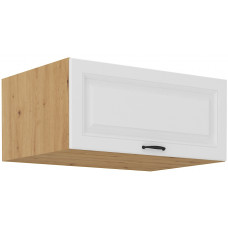 Stilo 80 NAGU-36 1F antresolinė spintelė 57 cm gylis artisan balta
