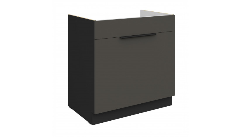 ARIA GR/BL 80 ZL 1S BB PREMIUM kriauklės spintelė su stalčiumi