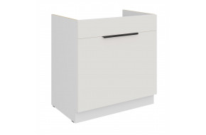 ARIA WH/WH 80 ZL 1S BB PREMIUM kriauklės spintelė su stalčiumi