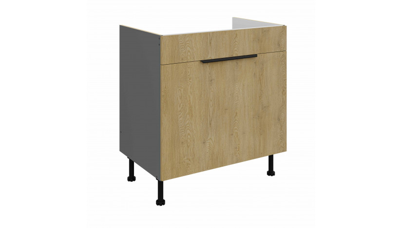 CREMONA ANT 80 ZL 1S BB PREMIUM kriauklės spintelė su stalčiumi