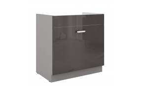 GREY 80 ZL 1S BB PREMIUM kriauklės spintelė su stalčiumi