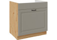 STILO 80 ZL 1S BB PRE kriauklės spintelė su stalčiumi Claygrey artisan