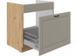STILO 80 ZL 1S BB PRE kriauklės spintelė su stalčiumi Claygrey artisan
