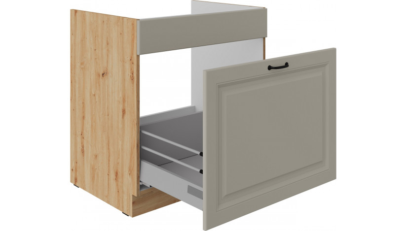 STILO 80 ZL 1S BB PRE kriauklės spintelė su stalčiumi Claygrey artisan
