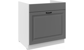 STILO 80 ZL 1S BB PRE kriauklės spintelė su stalčiumi Dustgrey balta