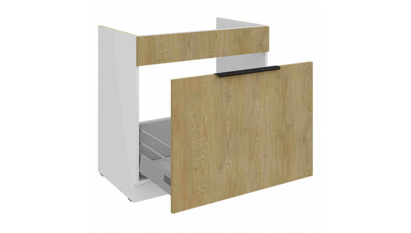 CREMONA WH 80 ZL 1S BB PREMIUM kriauklės spintelė su stalčiumi