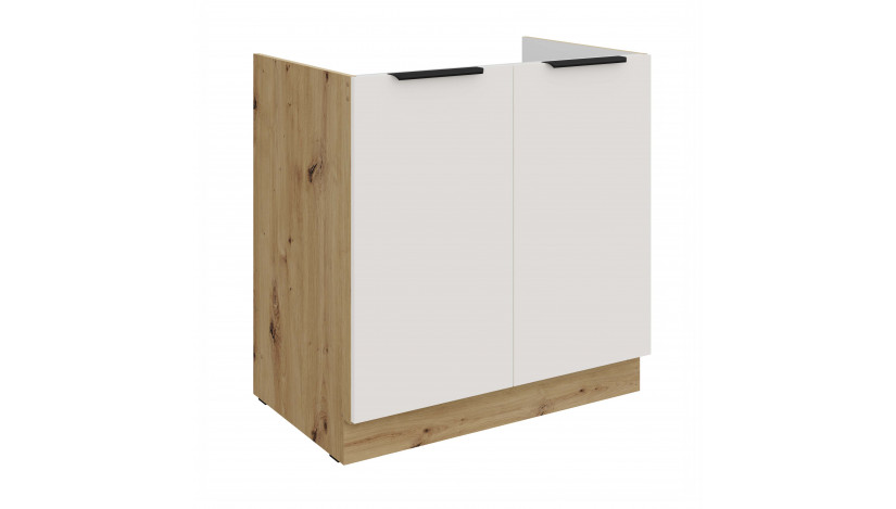 ARIA WH/AR 80 ZL 2F BB kriauklės spintelė