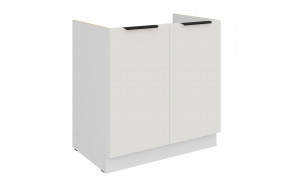 ARIA WH/WH 80 ZL 2F BB kriauklės spintelė