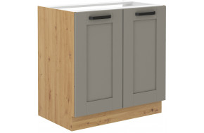 LUNA 80 ZL 2F BB kriauklės spintelė Claygrey Artisan