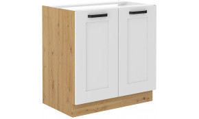 LUNA 80 ZL 2F BB kriauklės spintelė Balta Artisan