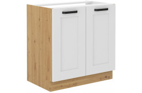 LUNA 80 ZL 2F BB kriauklės spintelė Balta Artisan