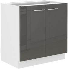 LARA 80 ZL 2F BB kriauklės spintelė grey
