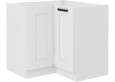 LUNA 89x89 ND 1F BB pastatoma spintelė kampinė balta balta