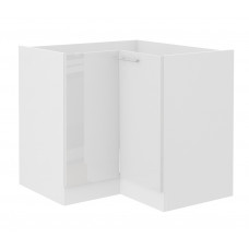 LARA 90x90 ND 2F BB pastatoma kampinė spintelė balta