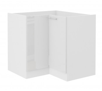 LARA 90x90 ND 2F BB pastatoma kampinė spintelė balta LARA 90x90 ND 2F BB pastatoma kampinė spintelė balta