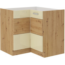 ARTISAN Kreminė 89x89 ND 1F BB Pastatoma Kampinė Spintelė