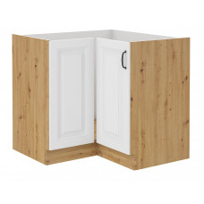 Stilo 89x89 ND 1F BB pastatoma spintelė kampinė artisan balta