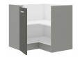 Grey 89x89 ND ZB Pastatoma Kampinė Spintelė