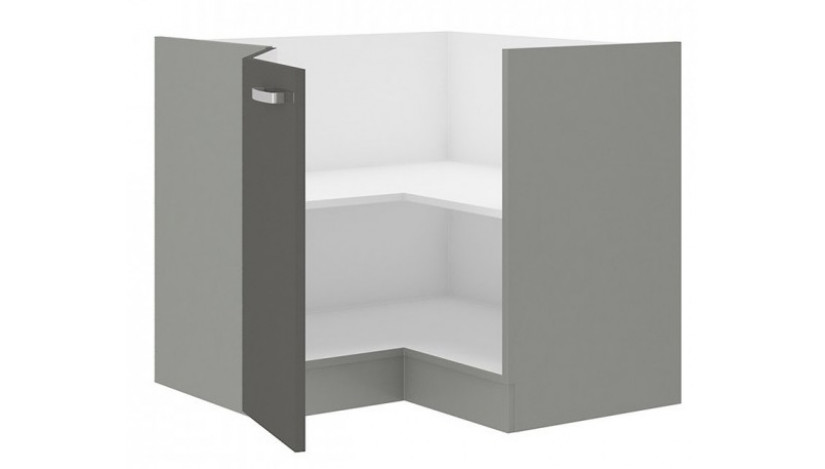 Grey 89x89 ND ZB Pastatoma Kampinė Spintelė