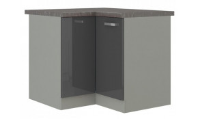 Grey 89x89 ND ZB Pastatoma Kampinė Spintelė