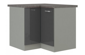 Grey 89x89 ND ZB Pastatoma Kampinė Spintelė