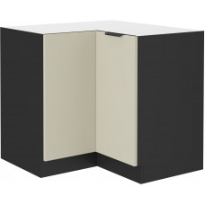 ARONA 90x90 ND 1F BB pastatoma spintelė kampinė juoda