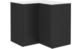 SIENA 90x90 ND 1F BB pastatoma spintelė kampinė juoda