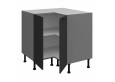 ARIA BL/ANT 90x90 DN 2F BB pastatoma kampinė spintelė