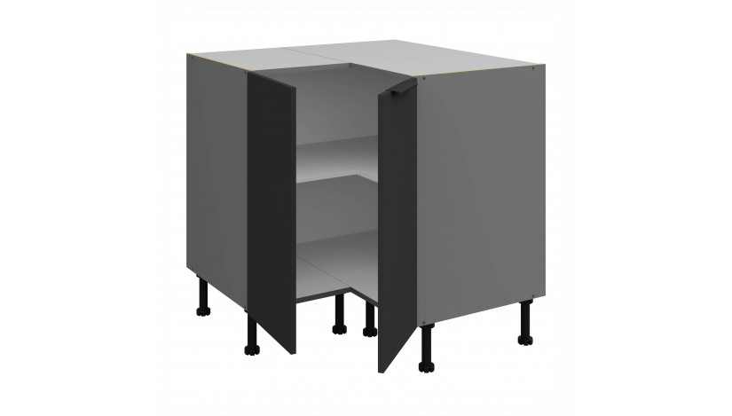 ARIA BL/ANT 90x90 DN 2F BB pastatoma kampinė spintelė