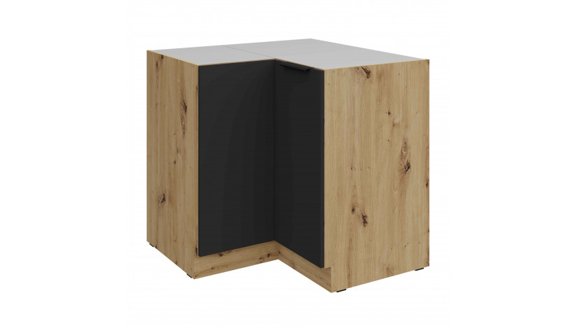 ARIA BL/AR 90x90 DN 2F BB pastatoma kampinė spintelė