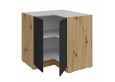 ARIA BL/AR 90x90 DN 2F BB pastatoma kampinė spintelė