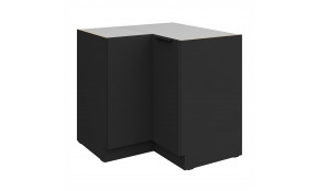ARIA BL/BL 90x90 DN 2F BB pastatoma kampinė spintelė